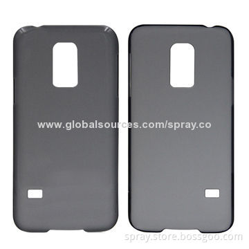 Gun Metal Translucent Hard Snap-on Mobile Phone Cover Cases for Samsung Galaxy S5 Mini, Easy Install
